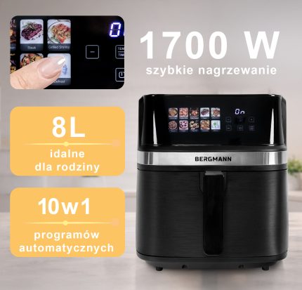 BERGMANN YI fritieris ar 2 tvertnēm 5.5L